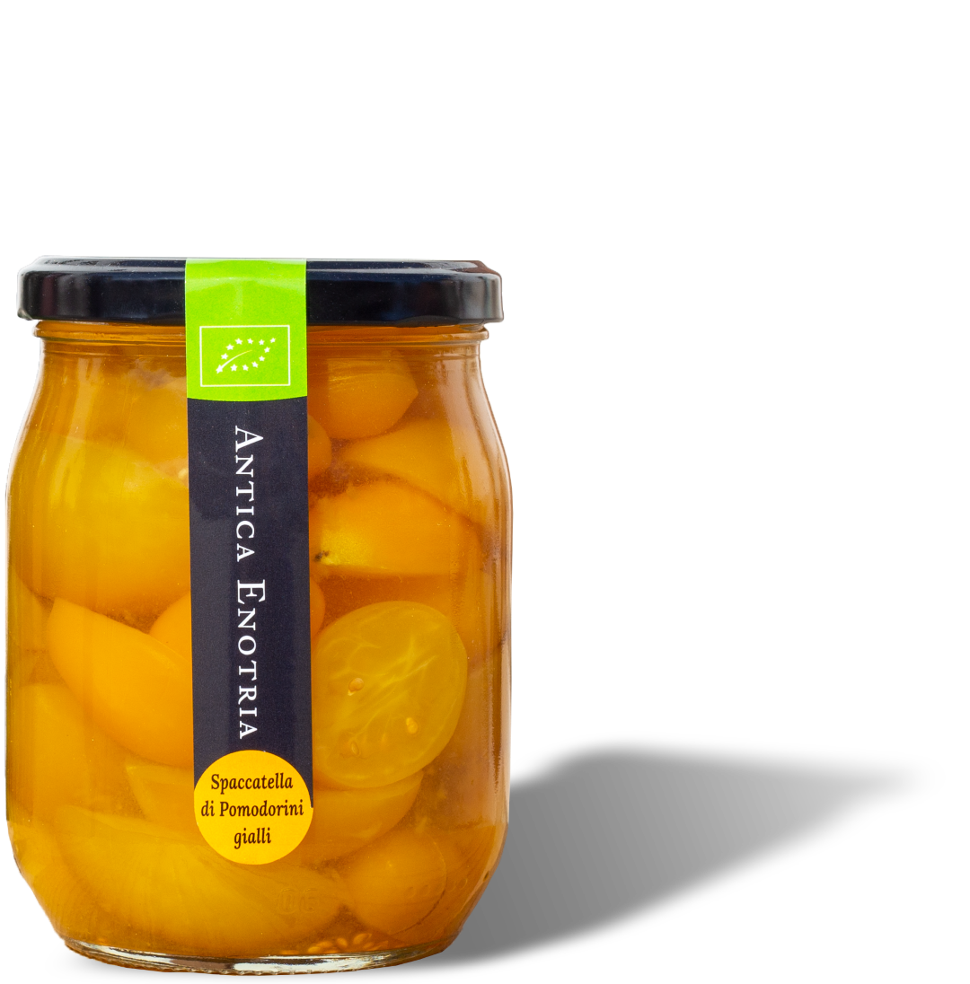 Halved Yellow Tomatoes